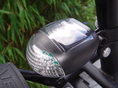 Solar Powered LED Tail Light with Remote Controller/Alarm