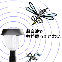 Solar Powered Garden/ Door Light with Mosquito/Insects Repeller