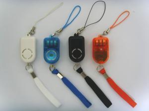 Mini Personal Alarm with Red LED Flash