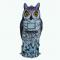 Multifunctional battery type owl shape ultrasonic + voice + LEDblinking bird, animals repeller